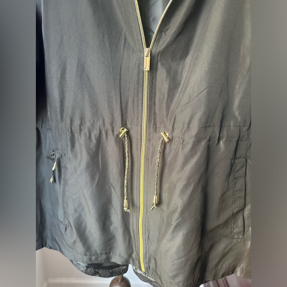 # 22 JONES NEW YORK BLACK HOODED JACKET - Picture 5 of 6